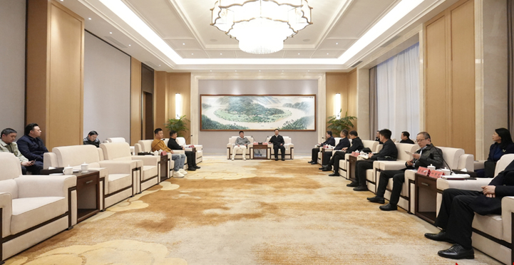 谢卫江会见极兔速递创业合伙人蒋正振一行